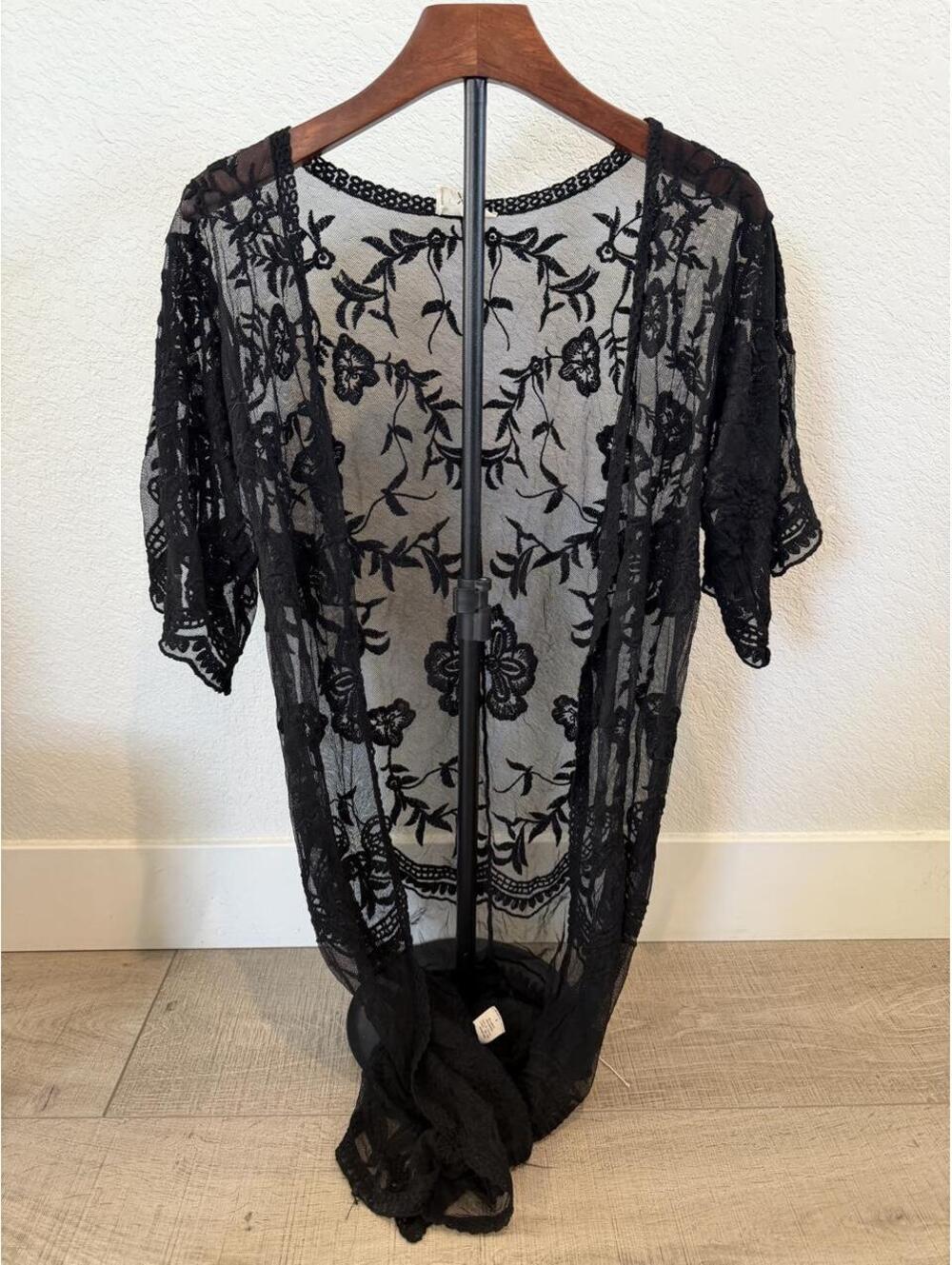 Women's Black Cover-up
